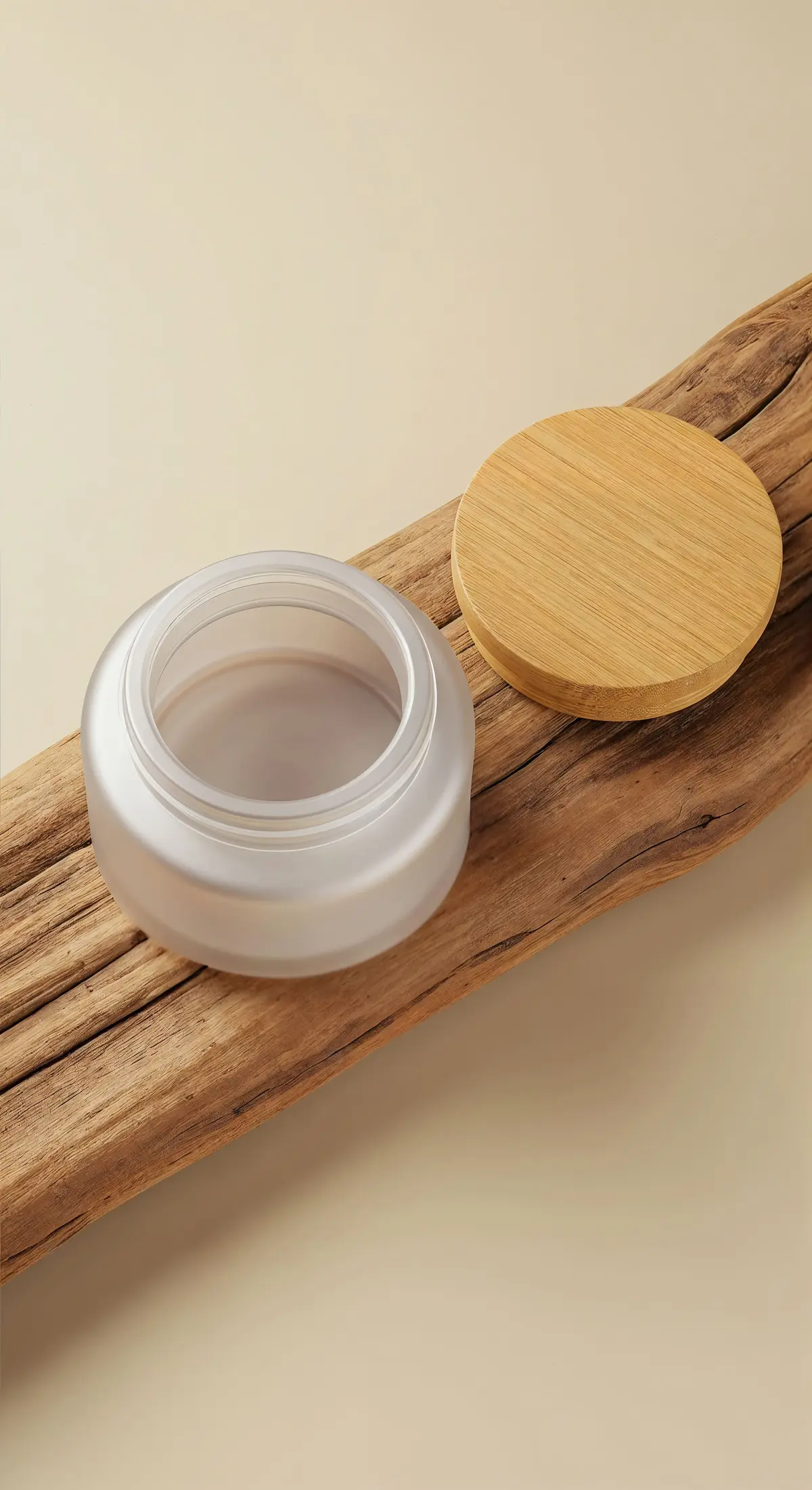 Minimal Cream Jar